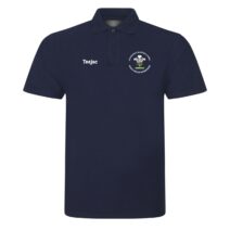 North Wales BaBas Navy Cotton Polo