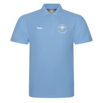 North Wales BaBas Sky Cotton Polo
