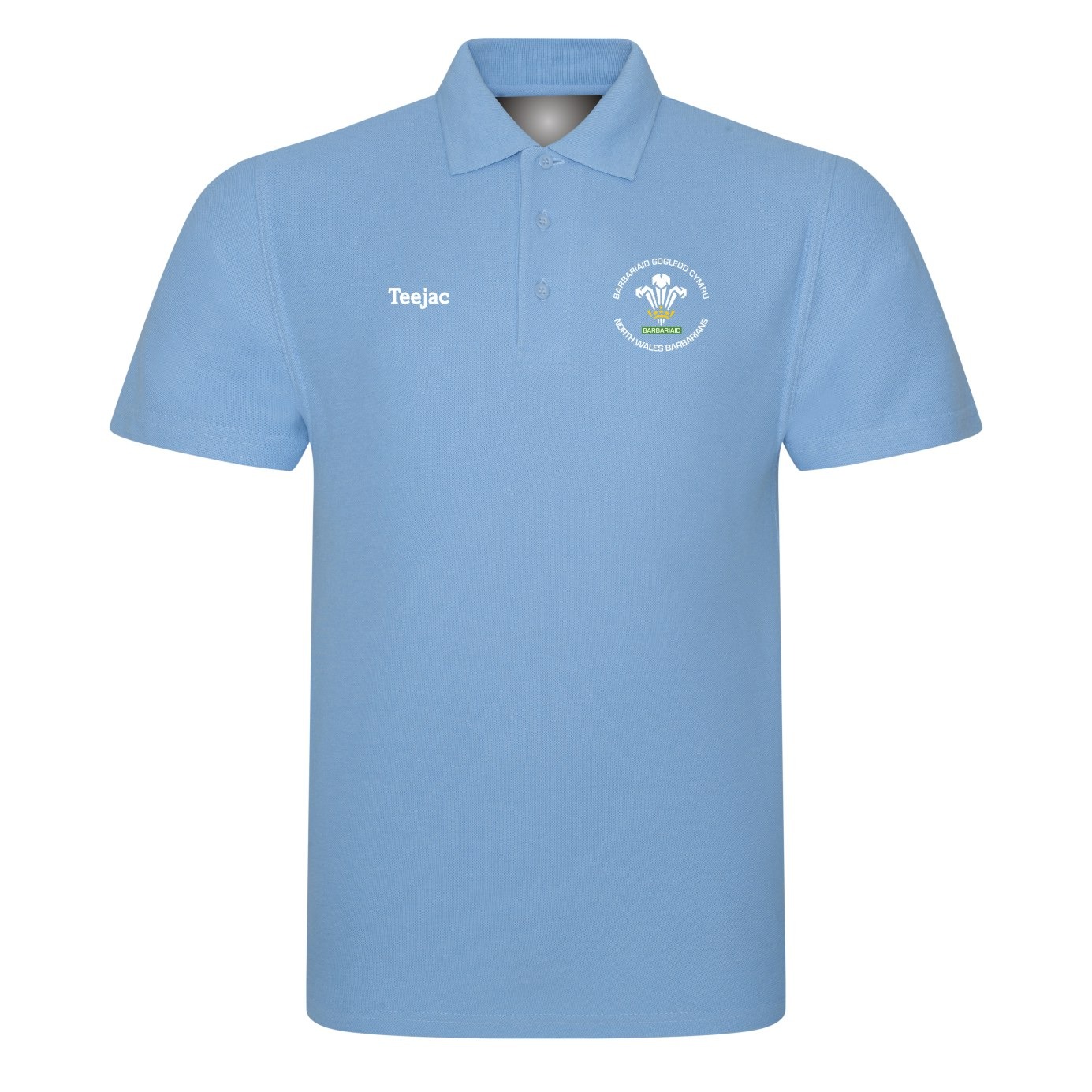North Wales BaBas Sky Cotton Polo