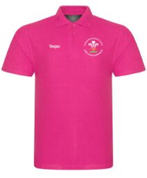North Wales BaBas Pink Cotton Polo