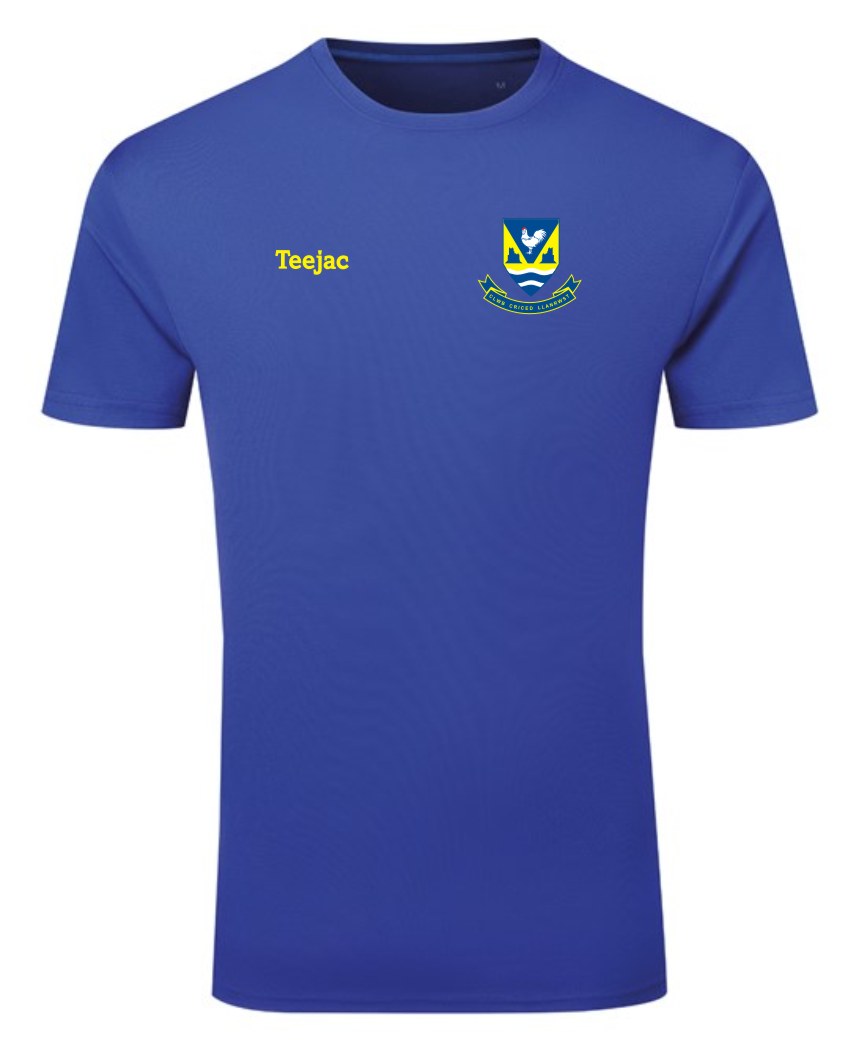 Clwb Criced Llanrwst Sports T-Shirt
