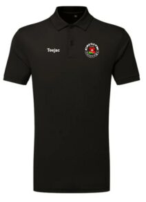 Cae Glyn United Black Sports Polo