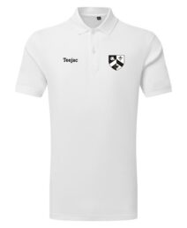 Caergybi FC White Sports Polo