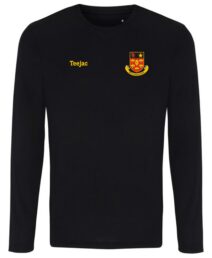 De La Salle RUFC Black Long Sleeve Sports T-Shirt