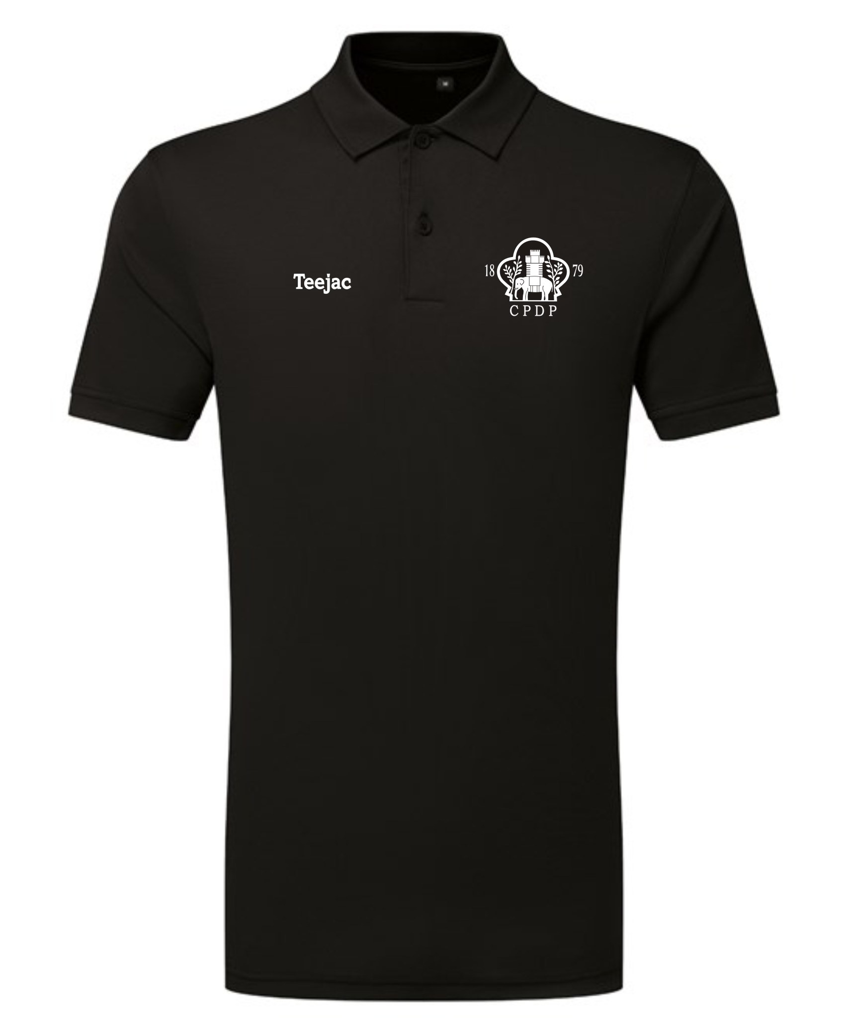 CPD Pwllheli Black Sports Polo